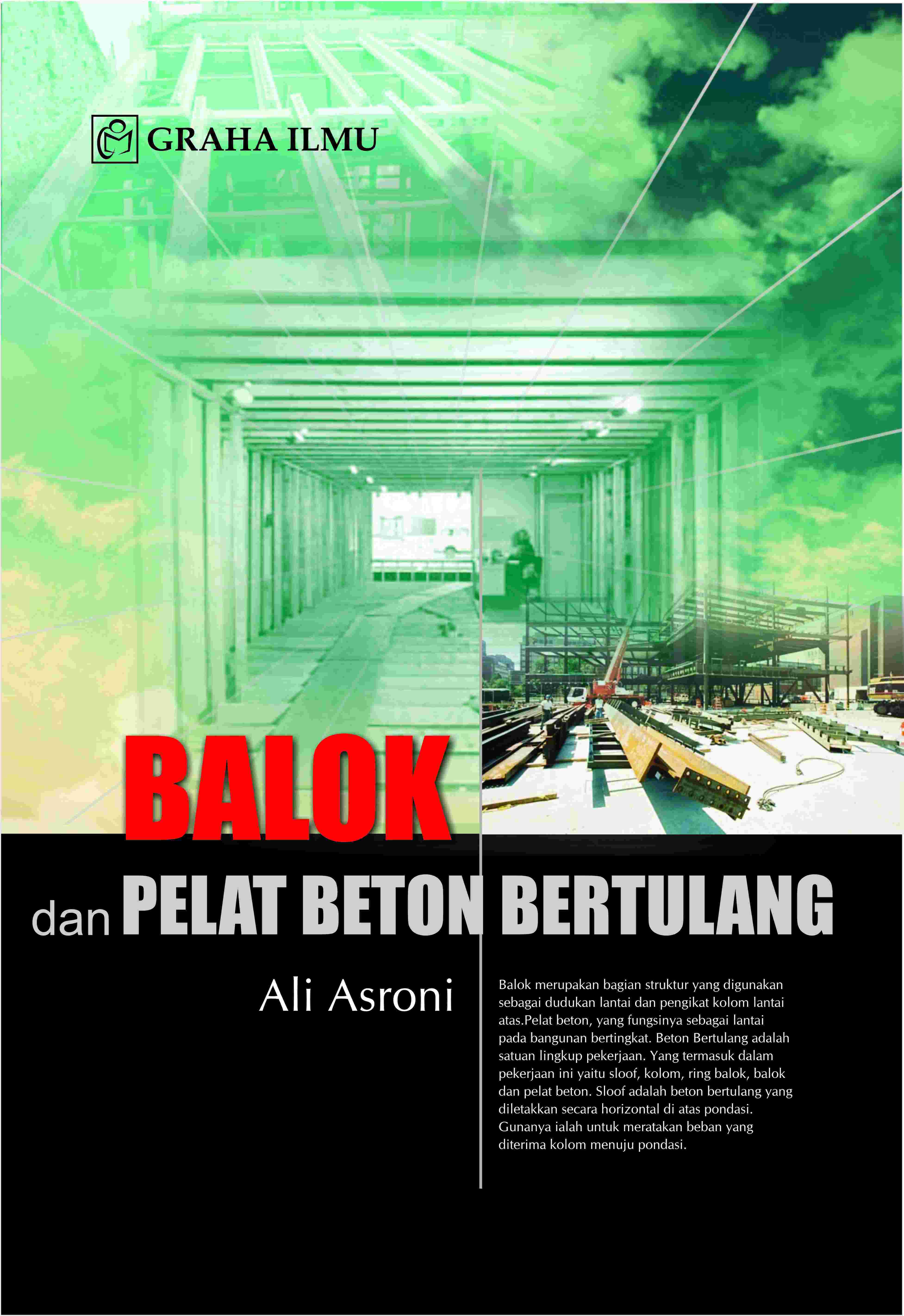 Sampul buku Balok dan Plat Beton...